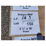 Arauco MDF shaker base 3-1/2"x16