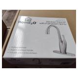 Home2O faucet with pull down spray stainless steel