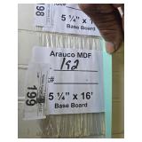 Arauco MDF Base Board 5-1/4x16ft 192LF