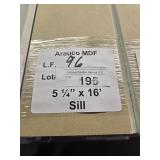 Arauco MDF Sill molding 5-1/4x16ft 96LF