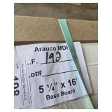 Arauco MDF Base Board 5-1/4x16ft 192LF