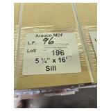 Arauco MDF Sill molding 5-1/4x16ft 96LF