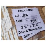 Arauco MDF door and window trim 2-1/4x8