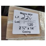 Metrie MDF casing 2-1/4x14