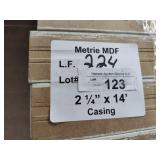 Metrie MDF casing 2-1/4x14