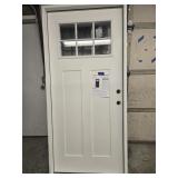 Exterior door, 36 in ,6 Light craft LH