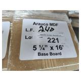 Arauco MDF Base Board 5-1/4x16ft 240LF