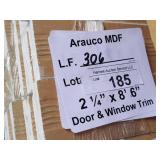 Arauco MDF door and window trim 2-1/4x8