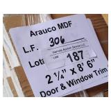 Arauco MDF door and window trim 2-1/4x8