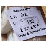 Arauco MDF door and window trim 2-1/4x8