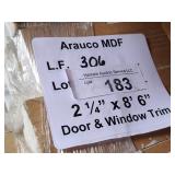 Arauco MDF door and window trim 2-1/4x8