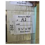 Arauco MDF Base Board 5-1/4x16ft 192LF