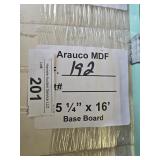 Arauco MDF Base Board 5-1/4x16ft 192LF