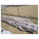 Assorted lengths and widths car siding