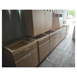 Set of used cabinets