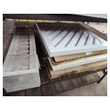 Exterior decorative foam panels and brackets