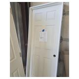 Interior, 30" 6 panel LH door
