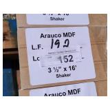 Arauco MDF shaker base 3-1/2"x16