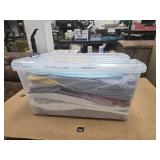 Tote of womens cloths