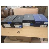 4 boxes of shoes