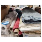 6 rolls of fabric