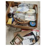 Beads, fabric, patterns, other - 1 box