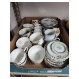 Tea cups and dishes