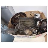 Silver plate items and other metal items