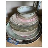 Group of Plates -some damaged