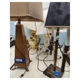 5 table lamps