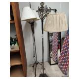 2 floor lamps