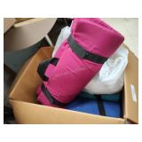 Roll up pads, rackets, lunch bags and other
