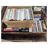 DVD movies with basket