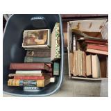 2 boxes of books