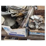 Silver plate items and other utensils