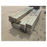 Green treated post