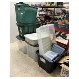 Lot of totes - some w/ lids