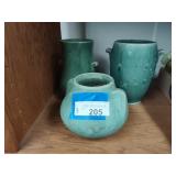 3 ceramic vases