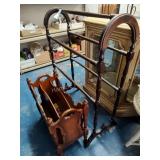 Quilt rack and magazine rack