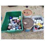 Spray paint and cans