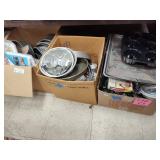 Cookie cutters, pans and other - 3 boxes