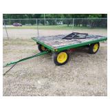 Flatbed dump trailer