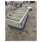 2 metal shelves. 12x30x56"
