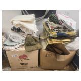 2 boxes of fabric