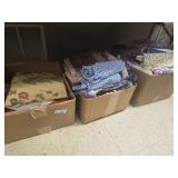 3 boxes of fabric