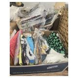 2 boxes of fabric