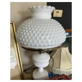 Milk Glass Lamp