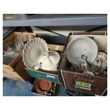 3 boxes dishes