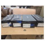 4 boxes of shoes