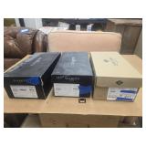 3 boxes of shoes